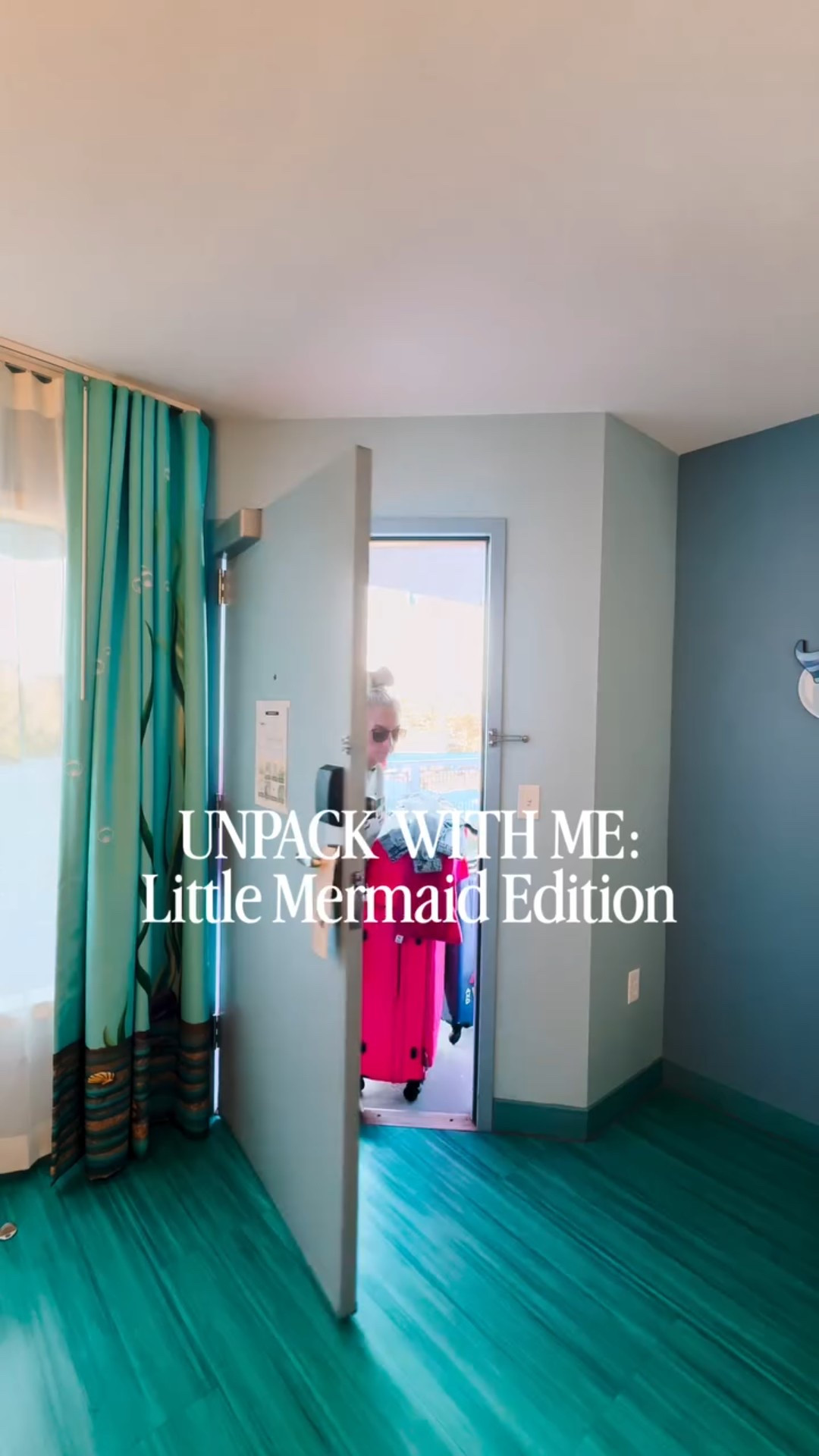 Unpacking in my Little Mermaid room at Art of Animation is my ✨first magical ritual✨ every trip.
I love putting everything away the moment I arrive, outfits hung, accessories displayed, and my little electronics station set up on the dresser so every charger, battery, MagicBand+, and camera is ready for the parks. 

It keeps me calm, organized, and helps me avoid those “Where did I put that?!” moments at 7am on a park day 😂

Are you Team Unpack Immediately or Team Live Out of Your Suitcase?
Tell me below! ⤵️🧳✨

And if you’re dreaming of your own Art of Animation stay, I’d love to help you plan it. 💌✨

🎀Pink Luggage & Santa Mickey Park bag @luglife 
🩵Mickey & Friends luggage @disneyparks 
🎄Mickey Santa sweatshirt @shop.magic.on.main ✨use code SOUTHERNCINDERELLA 
🎄Park Bags @loungefly 
❤️Mickey Jean Jacket & Mickey Gingerbread plush charms @audreylaineco ✨use code ASHLEYSMITH
#disneyparks #waltdisneyworld #traveladvisorspecializingindisney