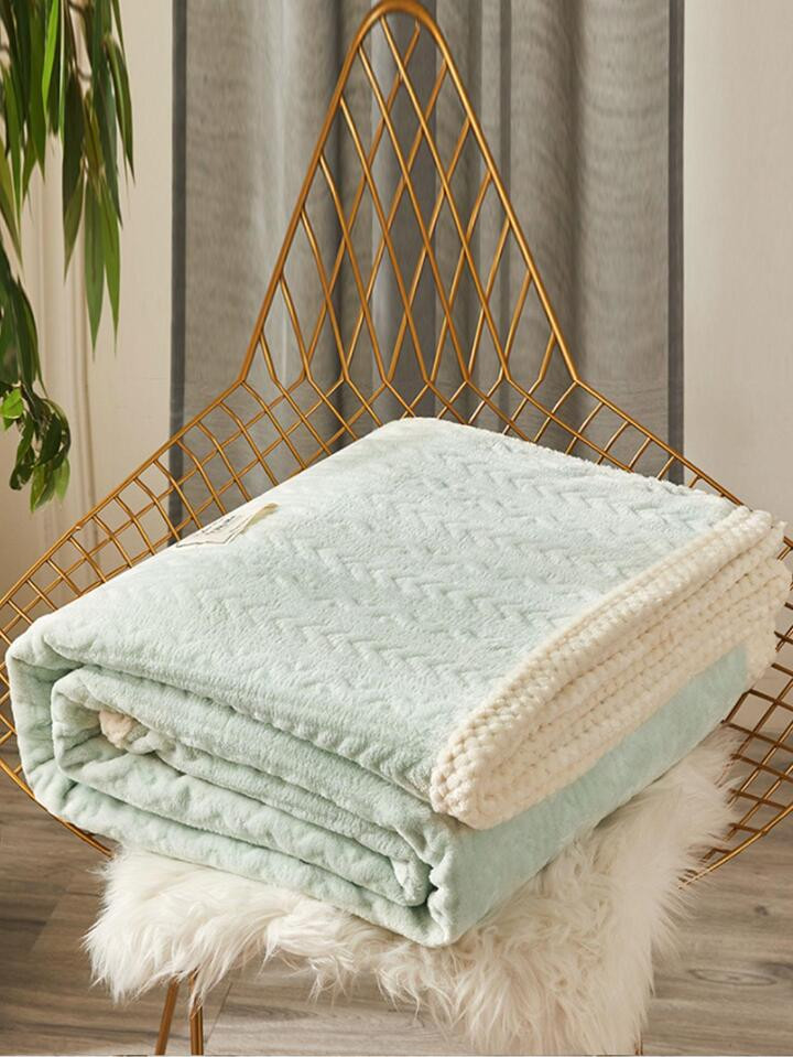 1 peça Cobertor desenho geométrico flanela suave & caloroso para & casa decoração | SHEIN