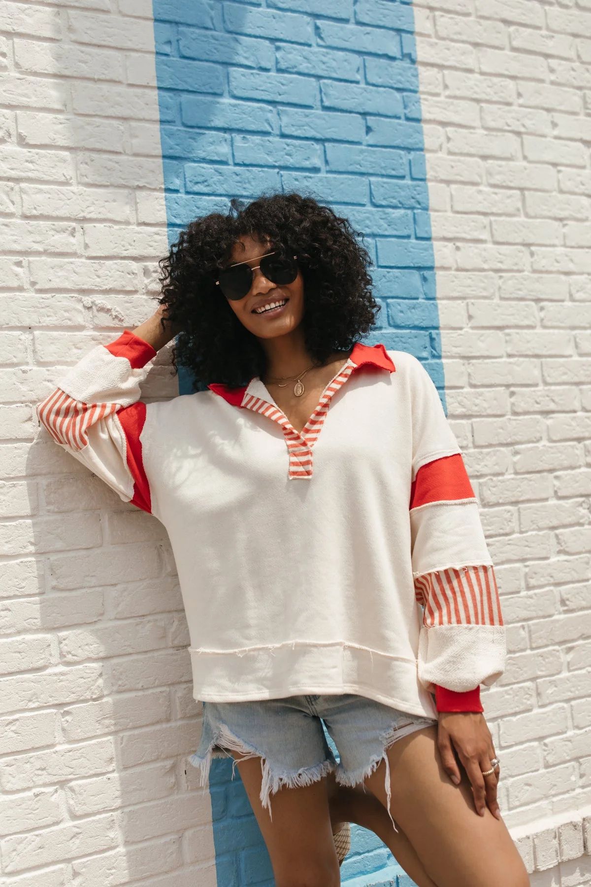 Hudson Red Pullover | The Post