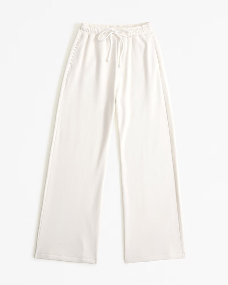 Women's Lounge Wide Leg Sweatpant | Women's | Abercrombie.com | Abercrombie & Fitch (US)