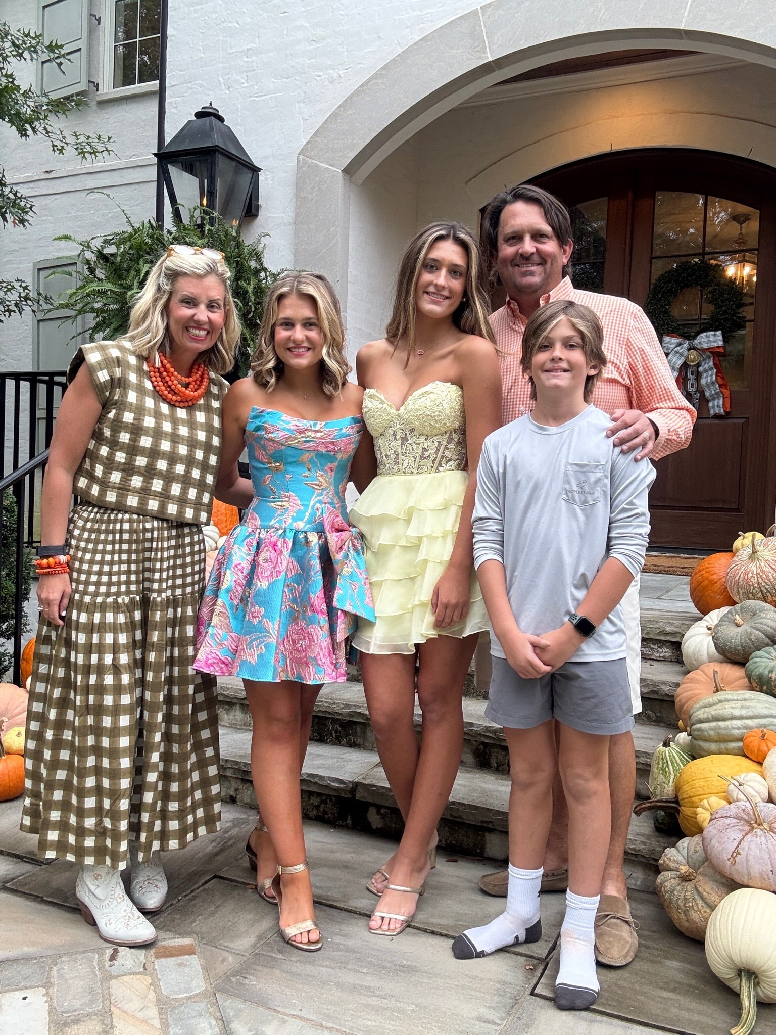 Homecoming night for my girls!! I wish I could freeze time! I’m in xs top & skirt and 8 boots tts. 

*code mixandmatch for 15% off Sunshine Tienda
*code Catherine20 at Allie + Bess

#LTKdayinmylife #LTKmomlife #LTKKids