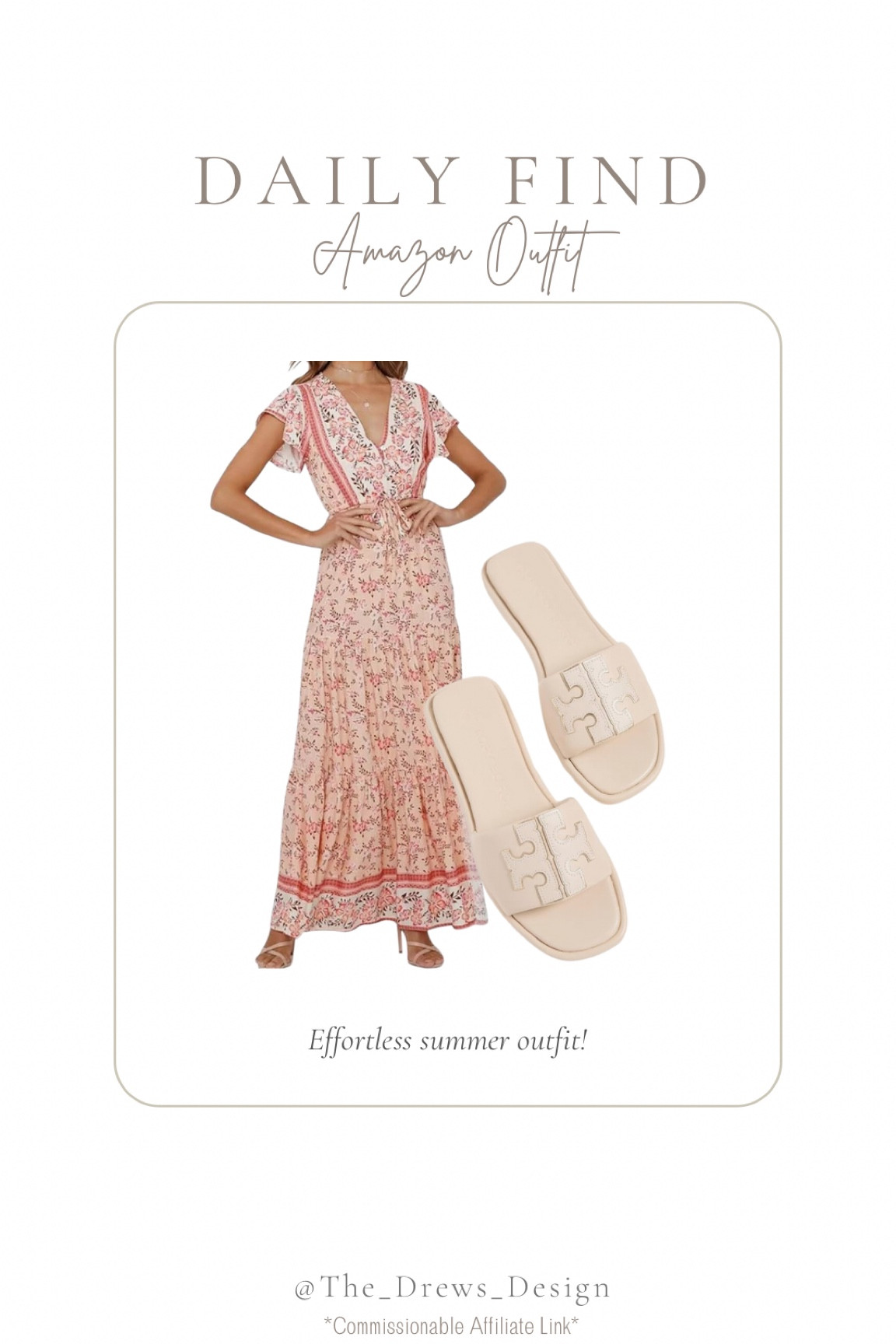 Amazon outfit for summer, summer dress, Tory Burch sandals, summer style

#LTKSeasonal #LTKStyleTip #LTKFindsUnder50