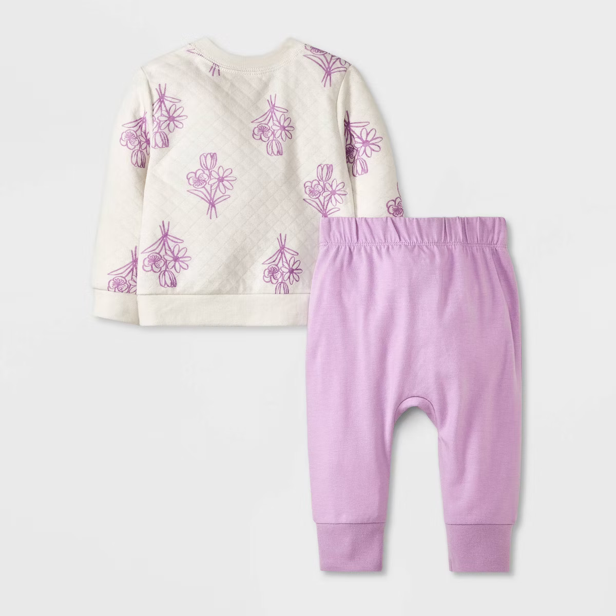 Baby Girls' Quilted Top & Bottom Set - Cat & Jack™ | Target