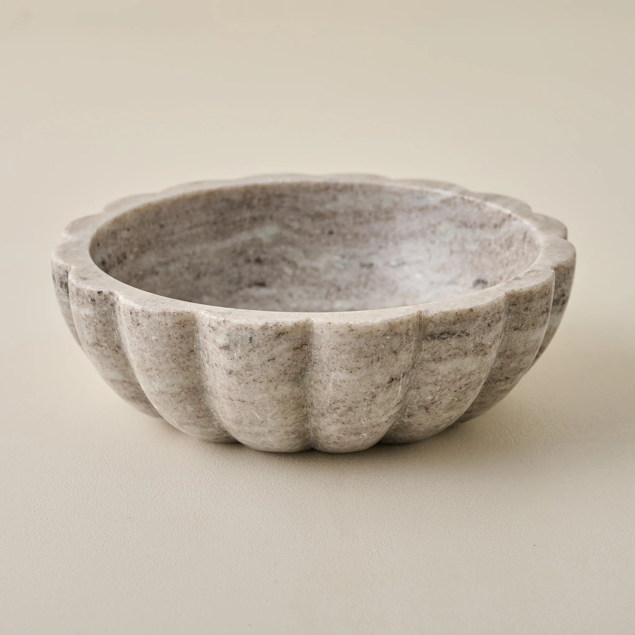 Foster Marble Scalloped Bowl | Magnolia