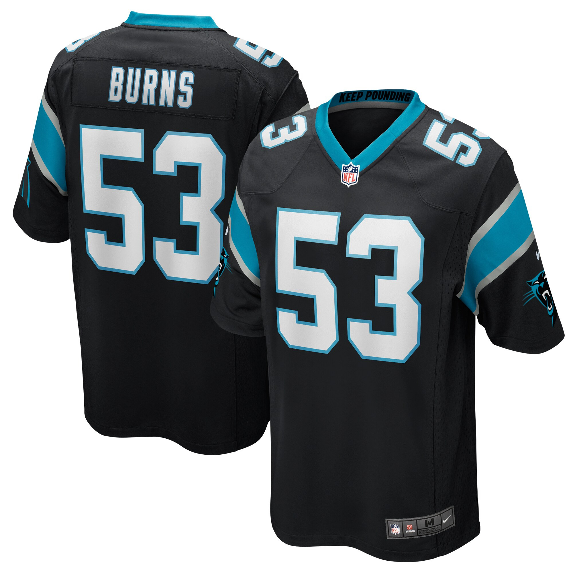 Brian Burns Carolina Panthers Nike Game Jersey - Black | Fanatics