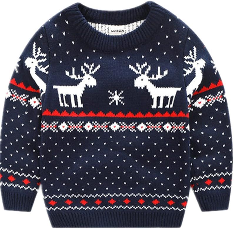 MULLSAN\u00ae Children's Fireplace Lovely Sweater for Christmas Best Gift | Amazon (US)