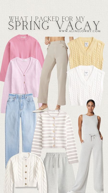What I packed for my most recent spring vacation. Spring outfits that I love. Pastels 

#LTKstyletip #LTKSeasonal #LTKU