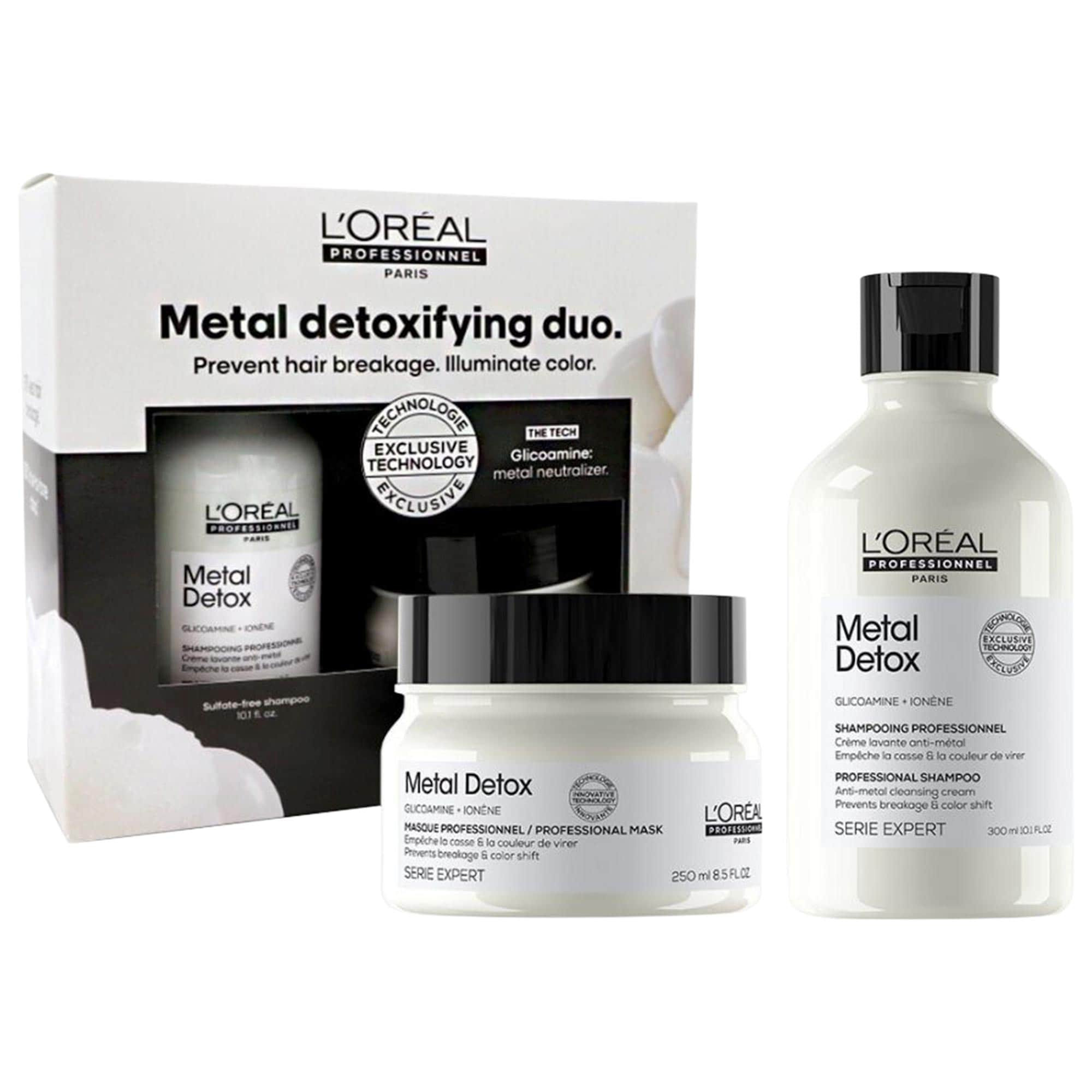 L'Oréal Professionnel Metal Detox Bestsellers Shampoo & Hair Mask Set 1.7 oz / 50 ml | Sephora (US)