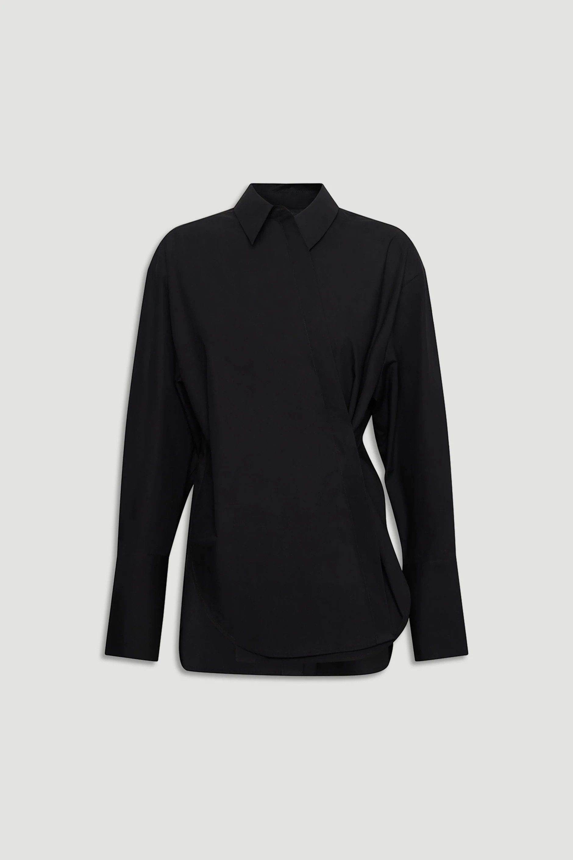 Ivy Button Shirt - Black | DECJUBA