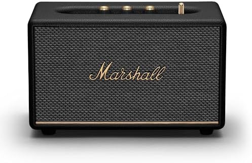 Marshall Acton III Bluetooth Home Speaker, Black | Amazon (US)