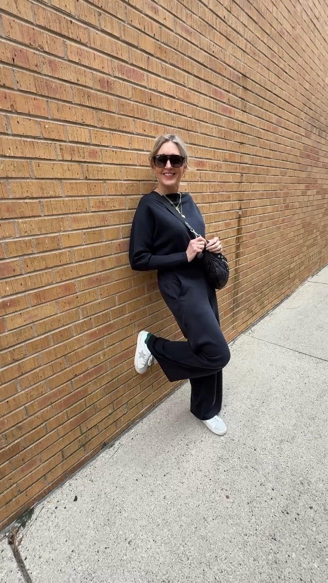 This black scuba jumpsuit from Gibsonlook is a spring must have. Super comfortable and easy to dress up or down. Wearing size XS. Use code DOUSED10 for 10% off.

Casual chic, style over 50, Gibsonlook outfit, black jumpsiit, spring style, athleisure style, spring outfits 2026

#LTKootd #LTKOver40 #LTKSeasonal