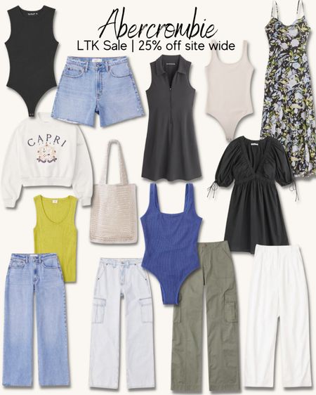 Abercrombie 25% off sitewide! Jeans, basics, spring essentials, swim, dress, so many great pieces! 

#LTKsalealert #LTKFind #LTKSale