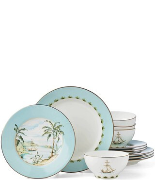 Lenox British Colonial Tradewind 12-Piece Dinnerware Set, Set of 4 | Dillard's | Dillard's