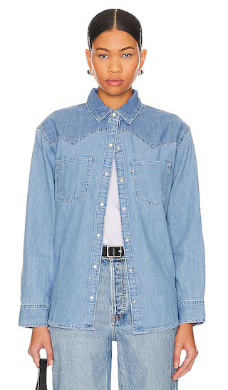 Teodora Western Shirt in Off To The Ranch | Revolve Clothing (Global)