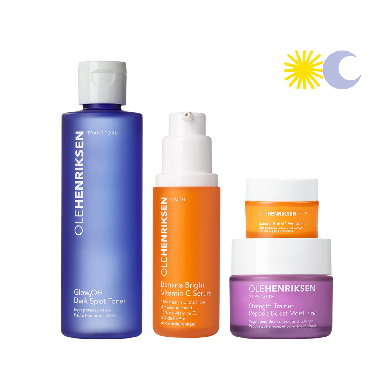 The Glow Cycle Bundle Full-Size Daily Routine | Ole Henriksen