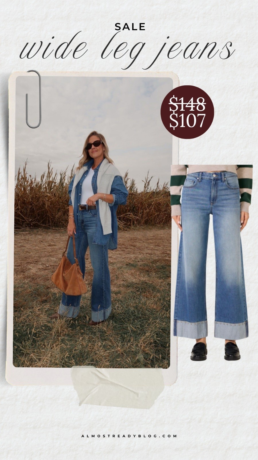 Favorite denim shirt and jeans! Great closet staples 🙌🏼 XS denim top / Small bodysuit / 25 jeans (true to size!) 

jeans on sale, layered outfit ideas, denim shirt, all denim outfit, amanda west, almost ready blog.

#LTKFindsUnder100 #LTKSaleAlert #LTKOver40