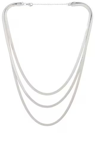 Mikayla Necklace in Silver | Revolve Clothing (Global)