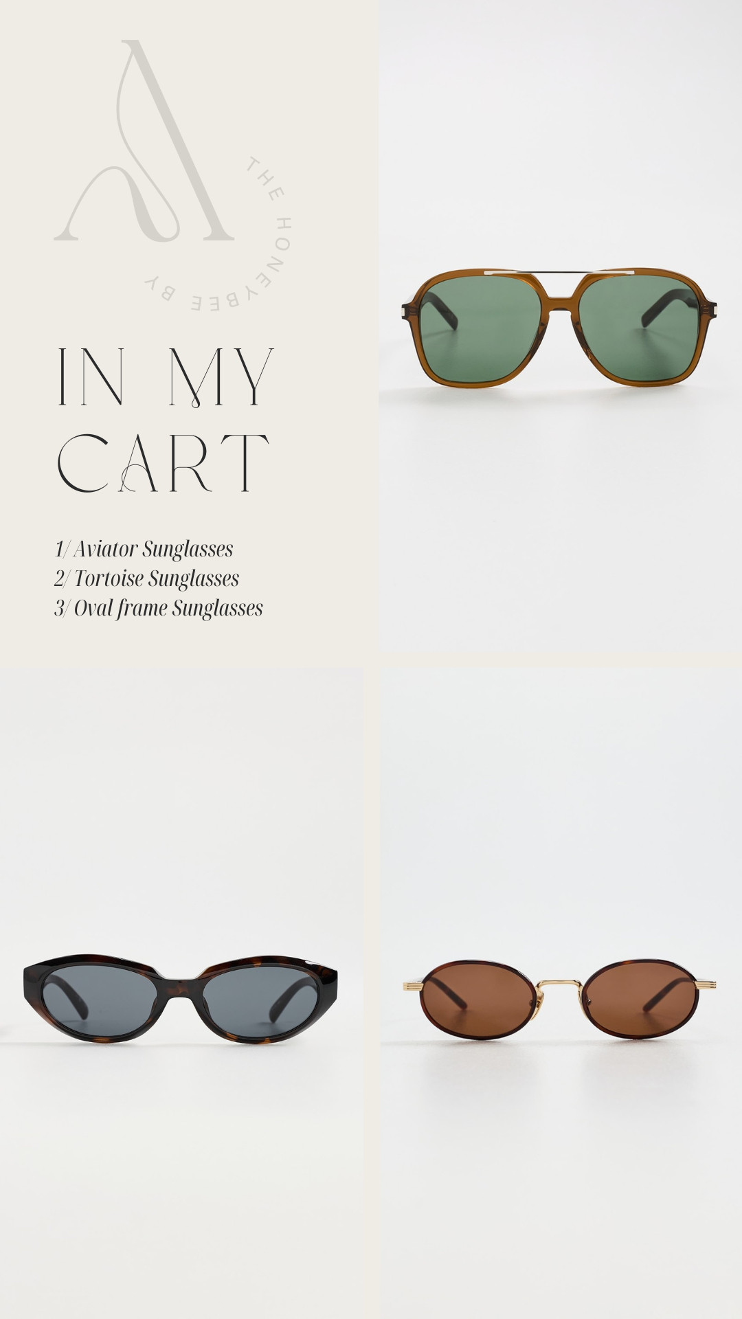 Sunglasses in my cart from Shopbop 

 