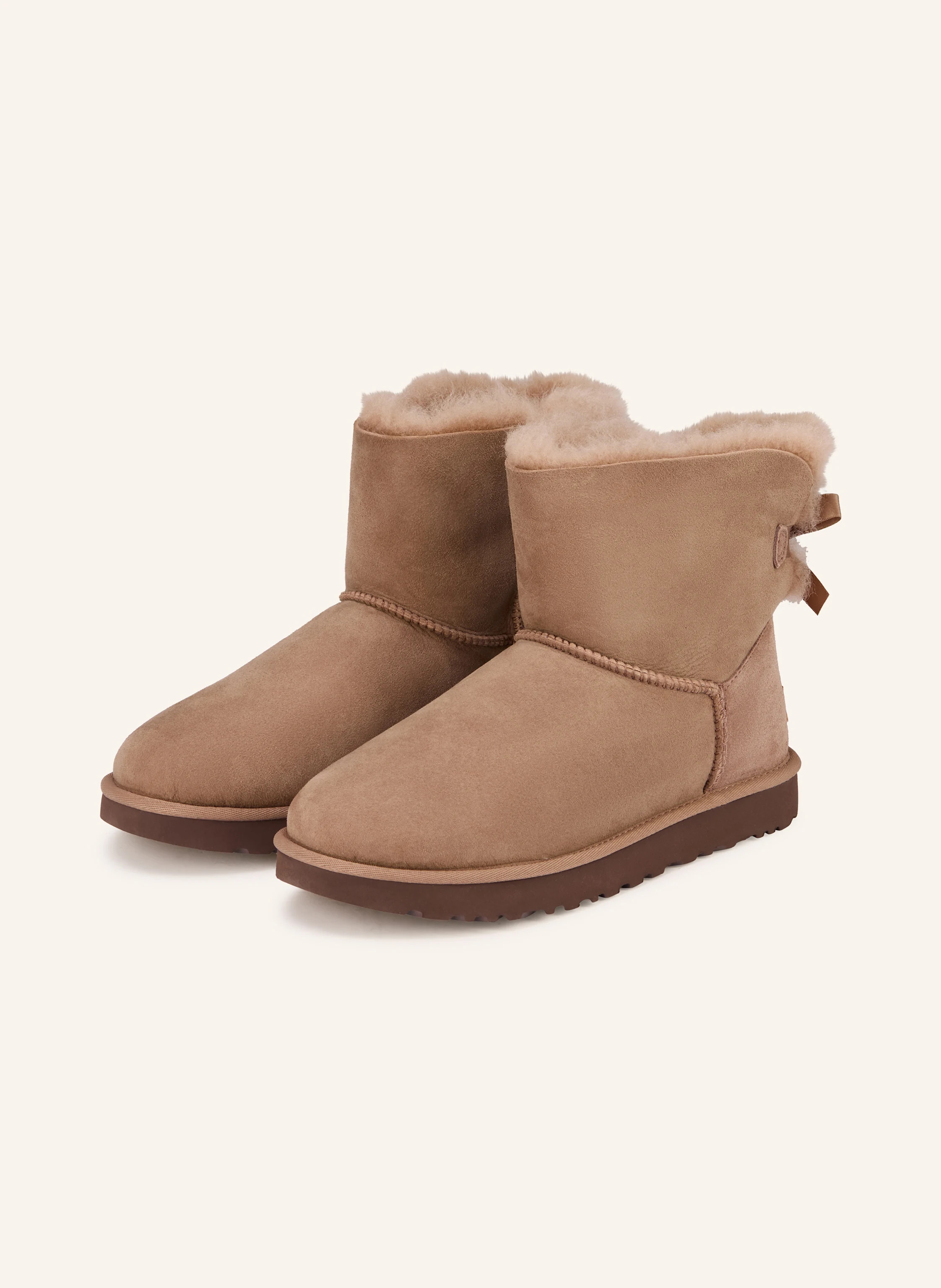 UGG Boots MINI BAILEY BOW II gefüttert in taupe | Breuninger (DACH)