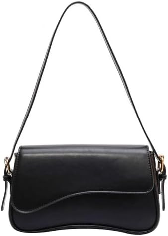 Shoulder Bag for Women Y2K Trendy Purse Vegan Leather Hobo Handbags Clutch Saddle Bag with 2 Remo... | Amazon (US)