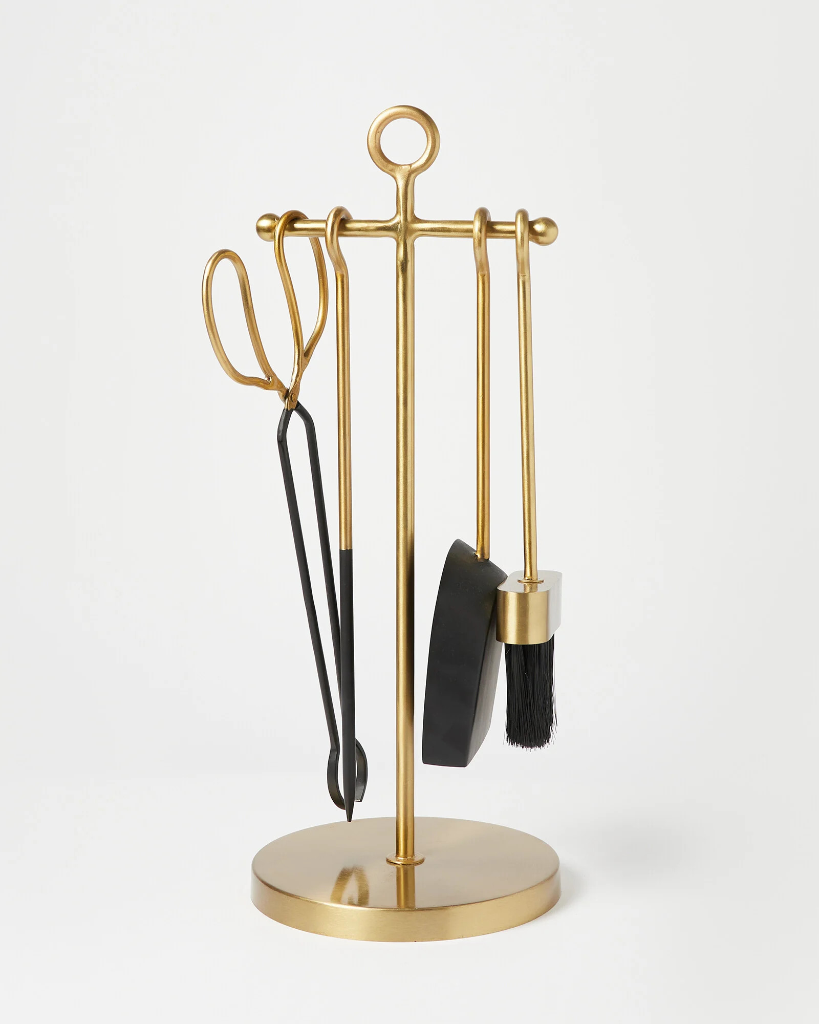 Gold Metal Fireside Tool Set | Oliver Bonas | Oliver Bonas (Global)