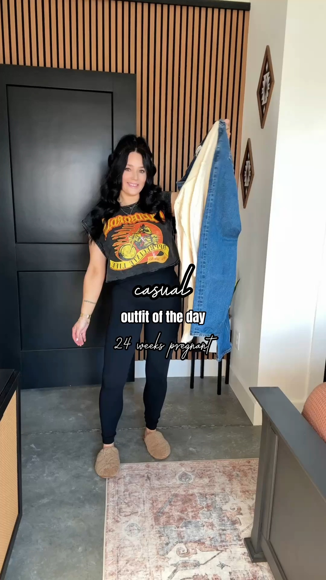 Bump Friendly Outfit Ideas - 24 Weeks Pregnant 🤰🏻

Sweater - small
Lace Tank Top - small
Bandeau - medium
Maternity Jeans - 26 long (these are clearance so they're almost sold out, but I'm also linking the non-maternity option as well! 👏🏼)

I love how simple this outfit is & you truly can't go wrong with an oversized sweater & jeans combo! I have this sweater in multiple colors and I love it paired with jeans, leggings & even layered over lace tops - the options are endless. 😍 I styled it with these maternity jeans (but I also linked the non-maternity option too!) and finished the looks with my platform checkered vans. 🖤


#LTKootd #LTKBump #LTKgrwm