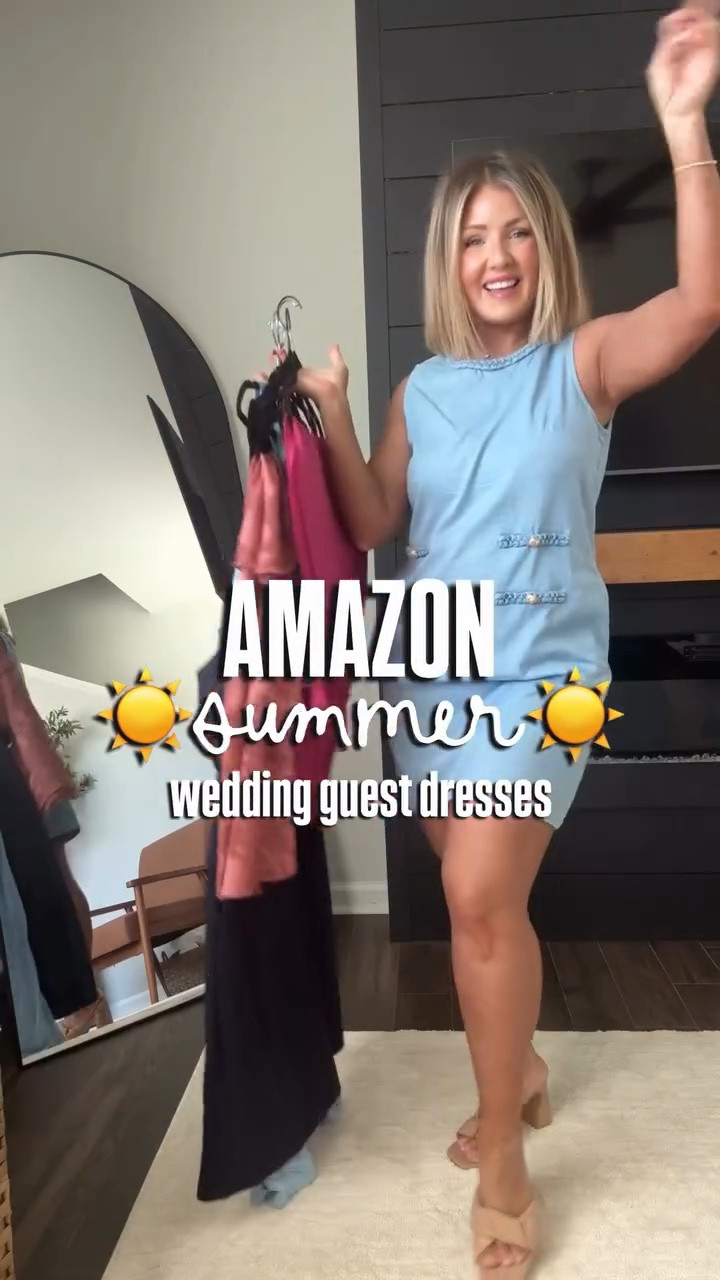 Amazon Summer wedding guest dresses! So many cute fun colors for the season!

#LTKSeasonal #LTKootd #LTKWedding