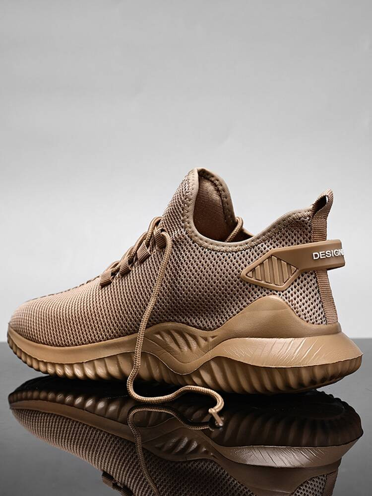 Men Knit Lace Up Running Shoes | SHEIN