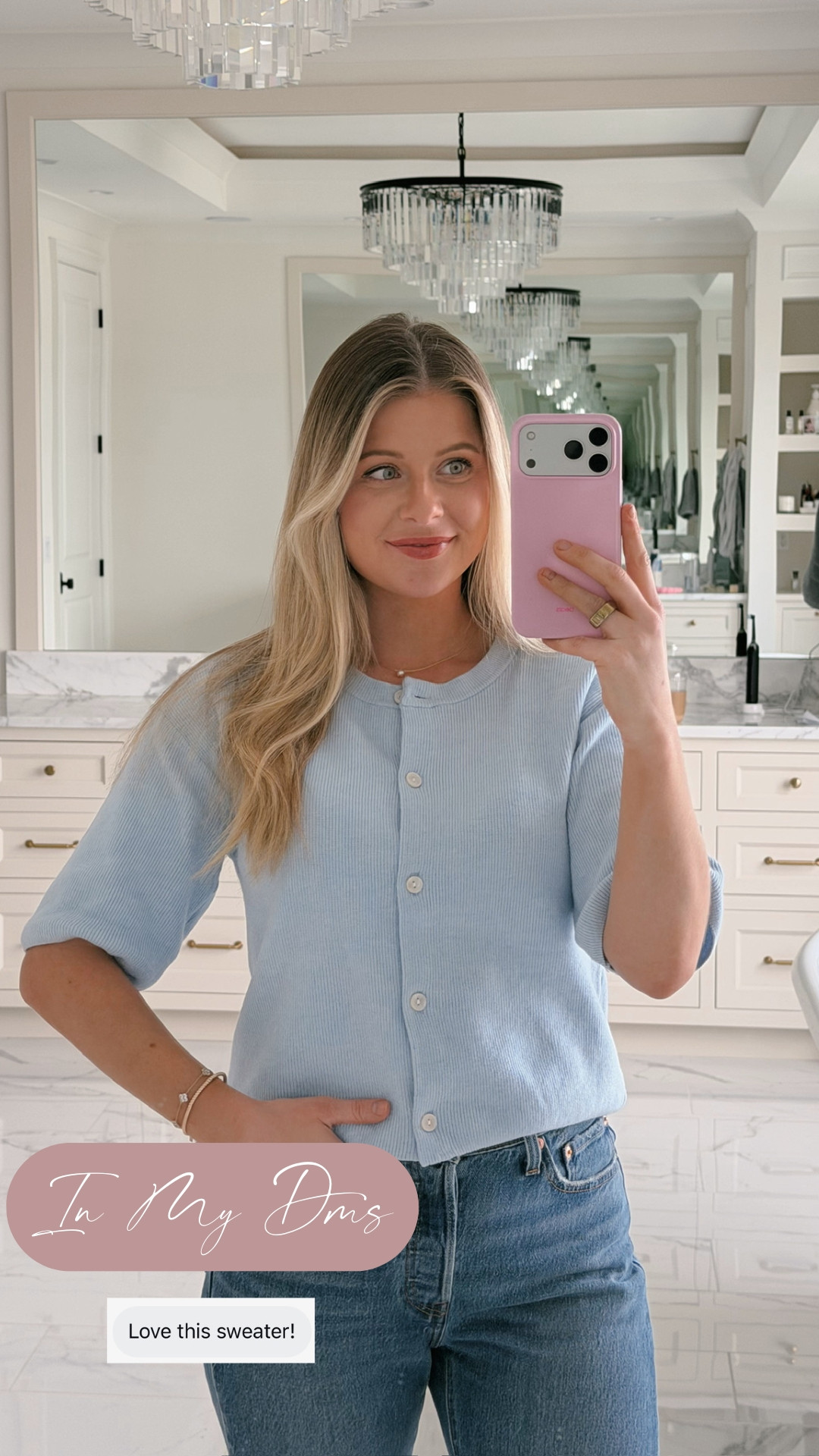 In my DMs, this sweater perfect for spring transition!  

 

#LTKootd #LTKSeasonal