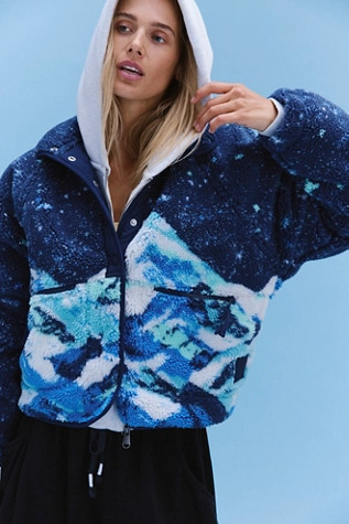 Hit The Slopes Printed Fleece Jacket | Free People (Global - UK&FR Excluded)