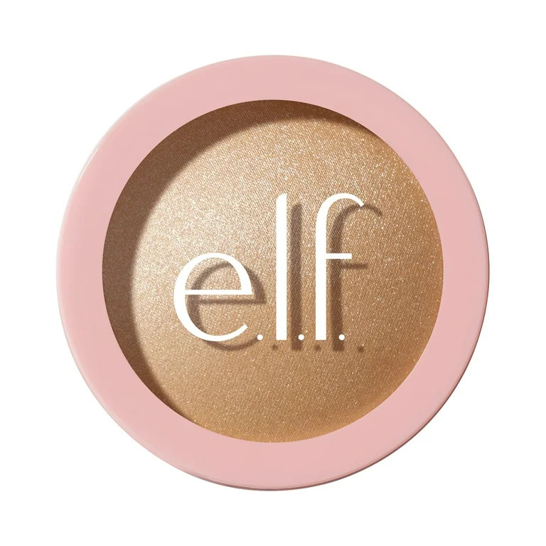 e.l.f. Halo Glow Silky Powder Highlighter, Prosecco Poppin', 0.15oz | Walmart (US)