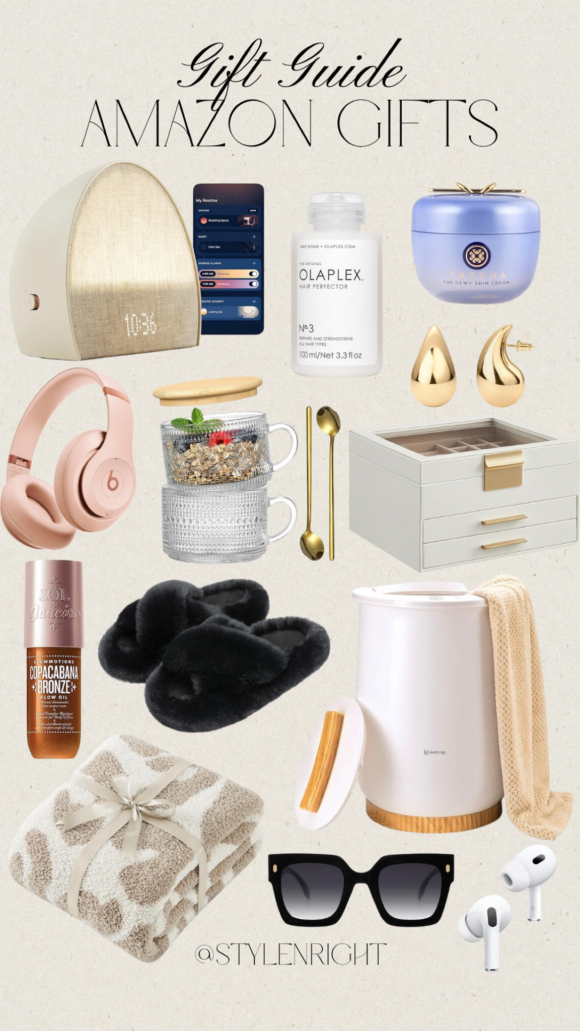 Amazon Gift Guide! 

Amazon, Amazon gifts, Amazon gifts for her, gift guide, gifts for her, white elephant gift, stocking stuffers, gift inspo, Christmas gift ideas, quick shipping gifts, hatch alarm clock, olaplex, jewelry box, slipper, sol de janerio, towel warmer, blanket, mugs 



#LTKHoliday #LTKSeasonal #LTKGiftGuide