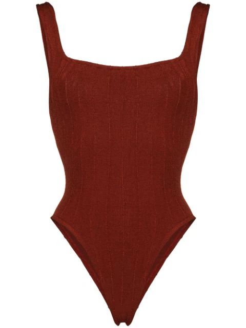 Nile square-neck swimsuit | Farfetch (US)