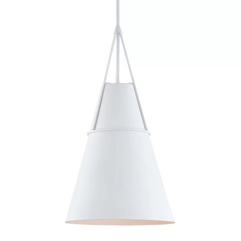 Limbrey 1 - Light White Single Pendant | Wayfair North America