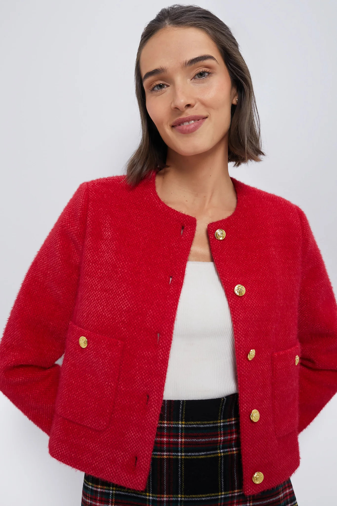 Bright Red Josephine Lady Jacket | Tuckernuck (US)