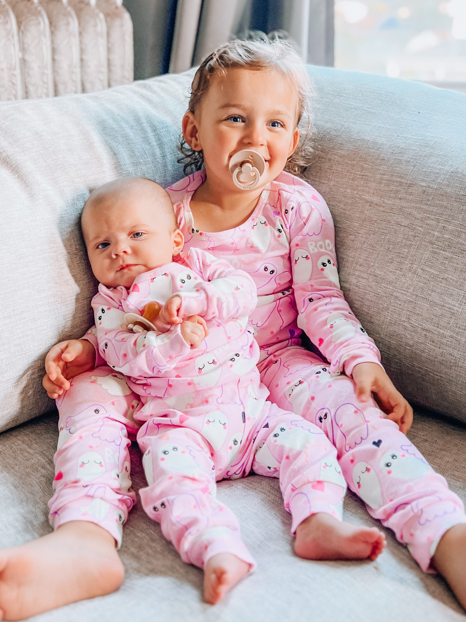 FIOMVA Baby Girl's First Easter Outfit Bunny Print Romper With