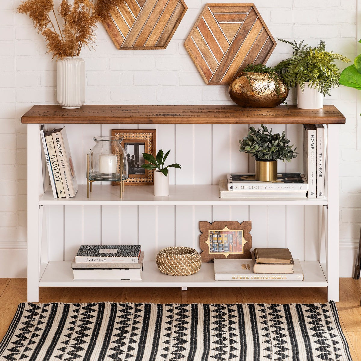 Farmhouse Solid Wood Storage Console | Pier 1 Online