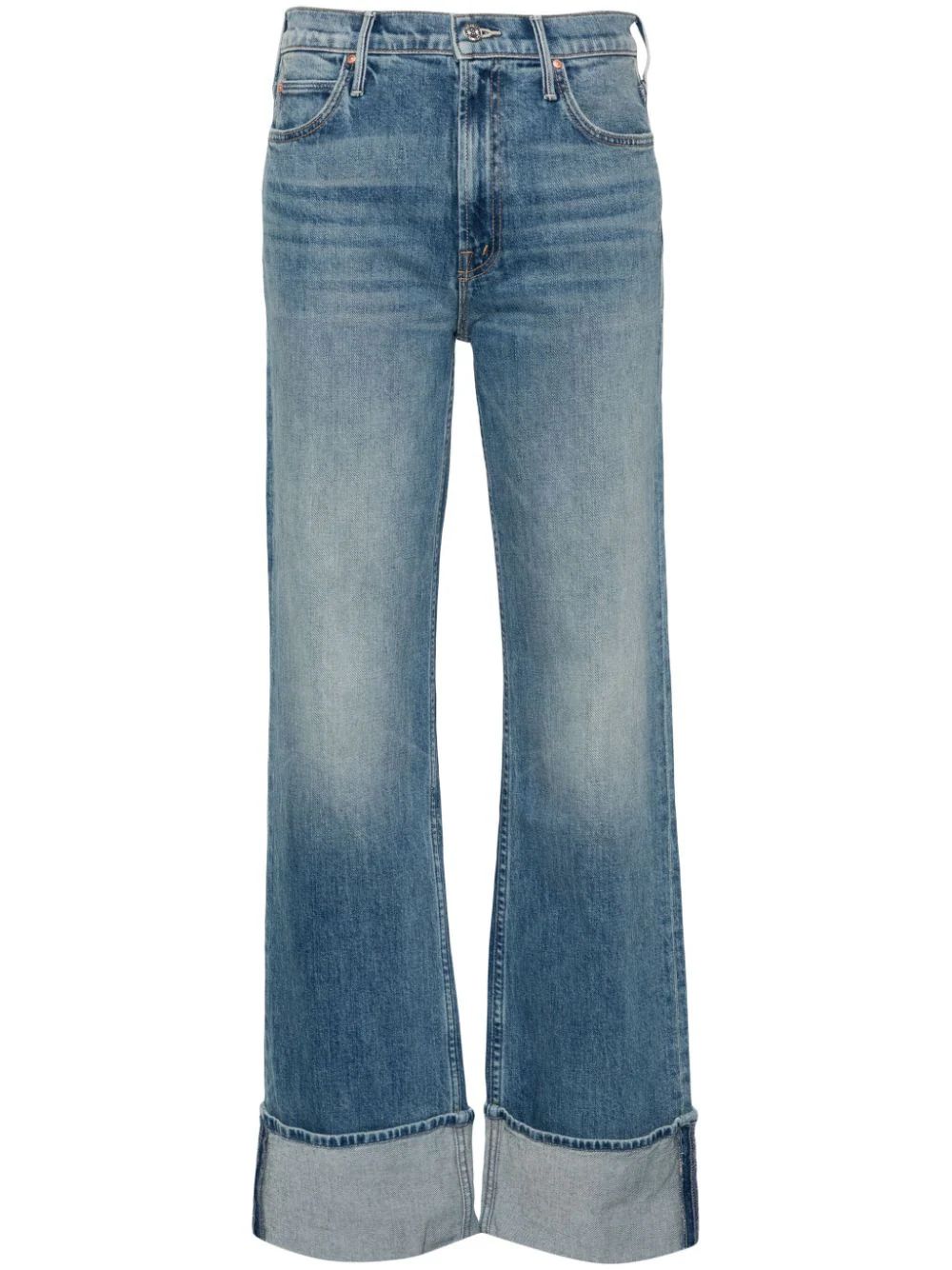 MOTHER Duster Skimp high-rise straight-leg Jeans - Farfetch | Farfetch Global