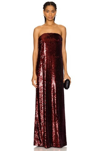 Lovers and Friends Cosmo Maxi Dress in Cabernet Red from Revolve.com | Revolve Clothing (Global)