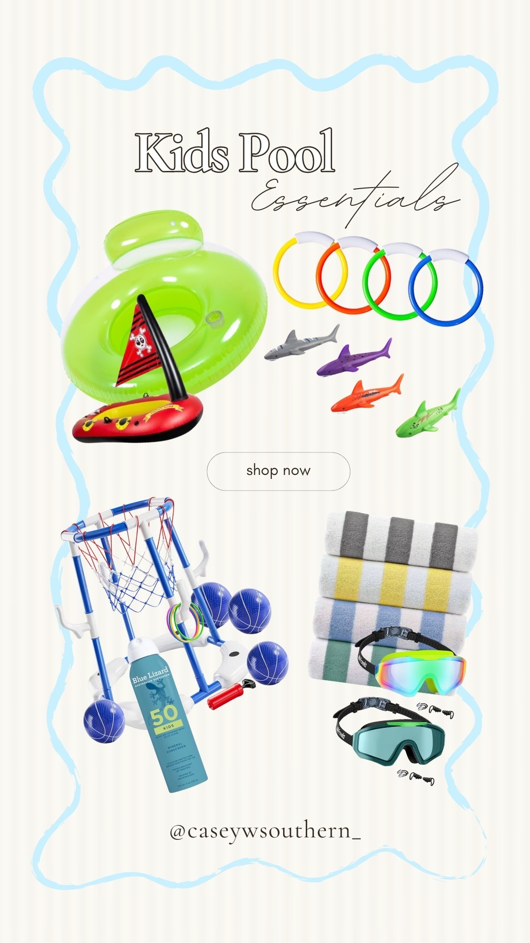 Kids pool essentials | kids pool toys | summer pool accessories 

#LTKSwim #LTKdayinmylife #LTKActive
