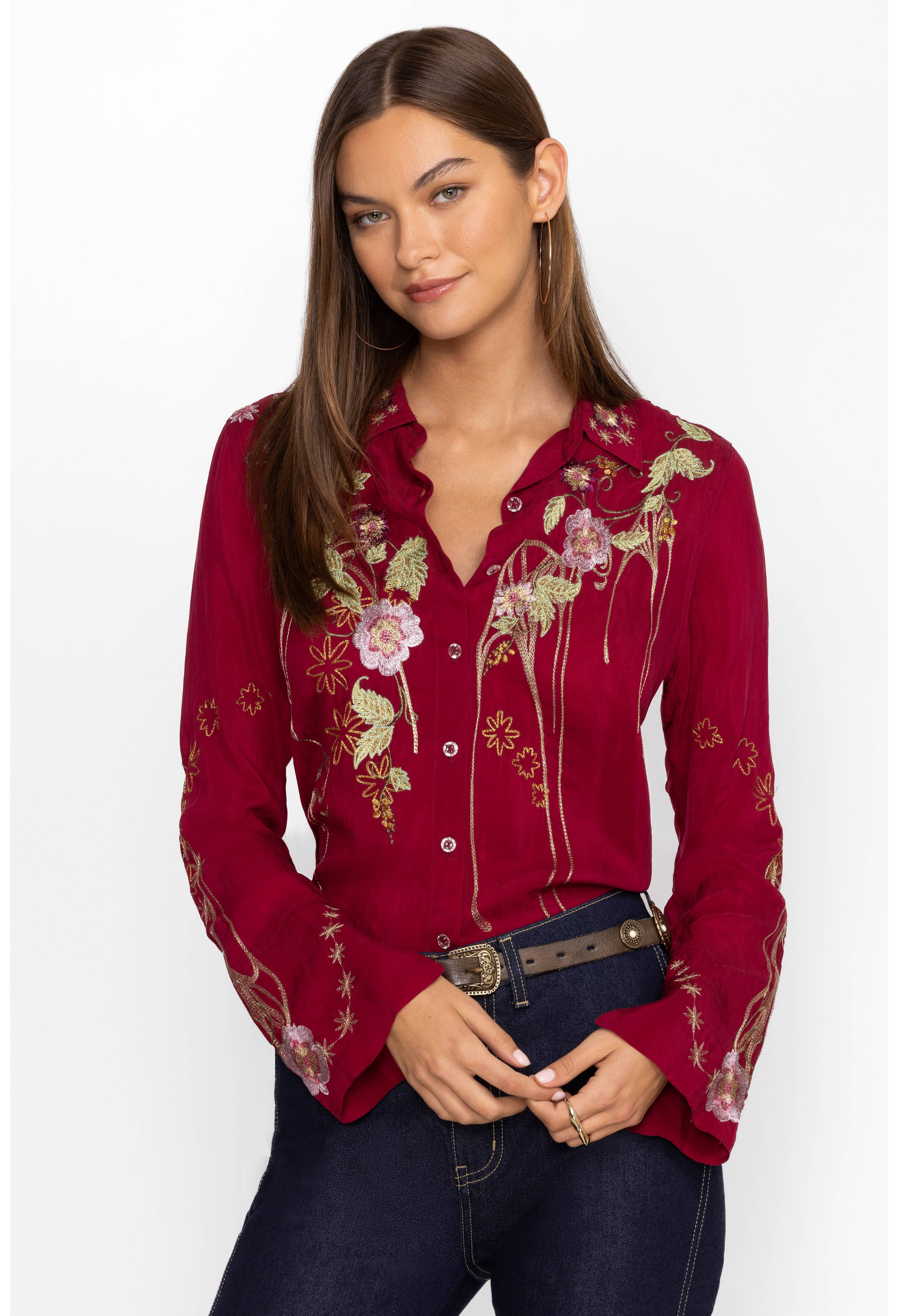 VINTAGE BUTTON DOWN SHIRT | Johnny Was