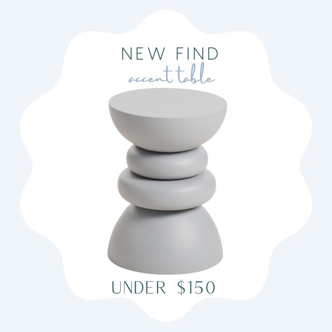 Cloud accent table in light blue

Accent table, round side table, end table