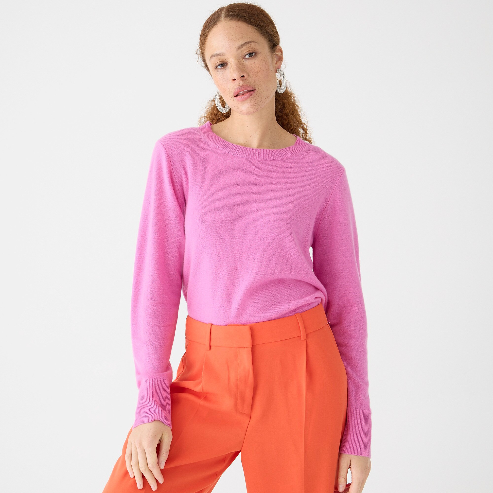 Cashmere classic-fit crewneck sweater | J. Crew US