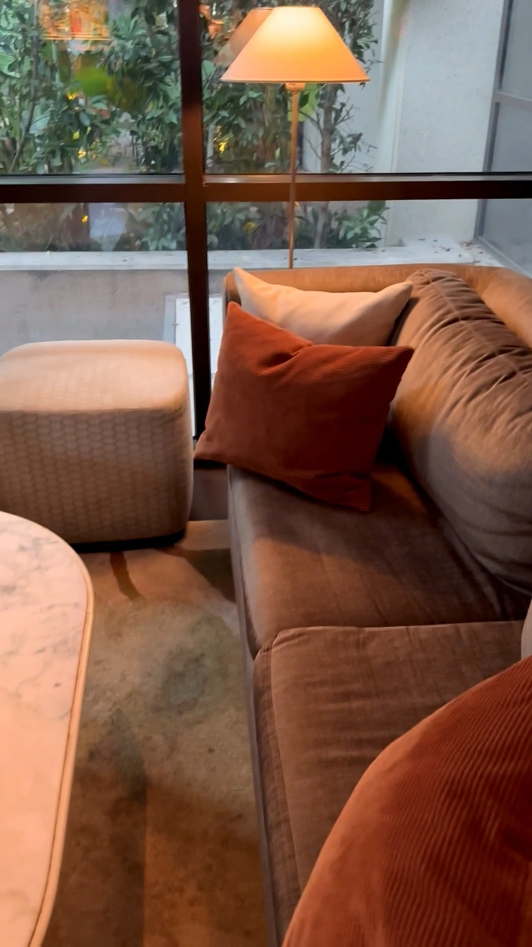 A peaceful afternoon pause—quiet, warm, and beautifully lived-in.
#sofa #ottoman #floorlamp #throwpillow #designinspo #styledhome

#LTKHoliday #LTKGiftGuide #LTKHome