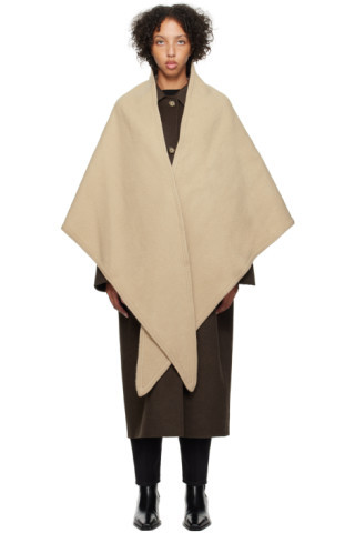 Beige Maxi Scarf | SSENSE