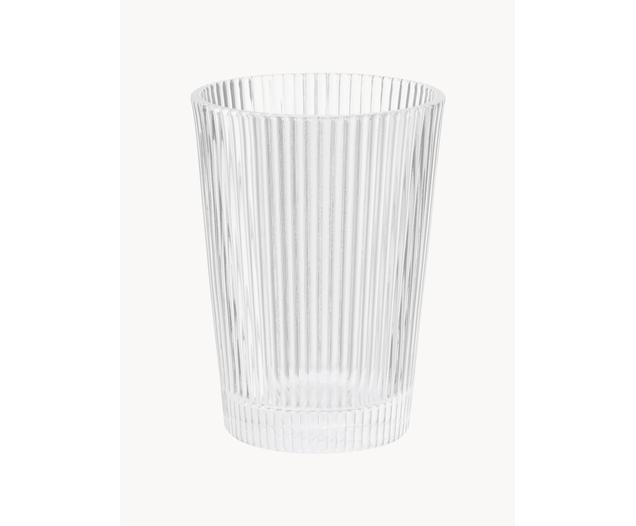 Waterglazen Pilastro met groefreliëf, 6 stuks | Westwing EU