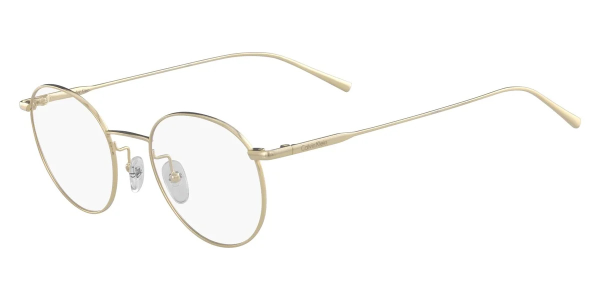 Calvin Klein CK5460 Full Rim Round Gold Eyeglasses - Walmart.com | Walmart (US)