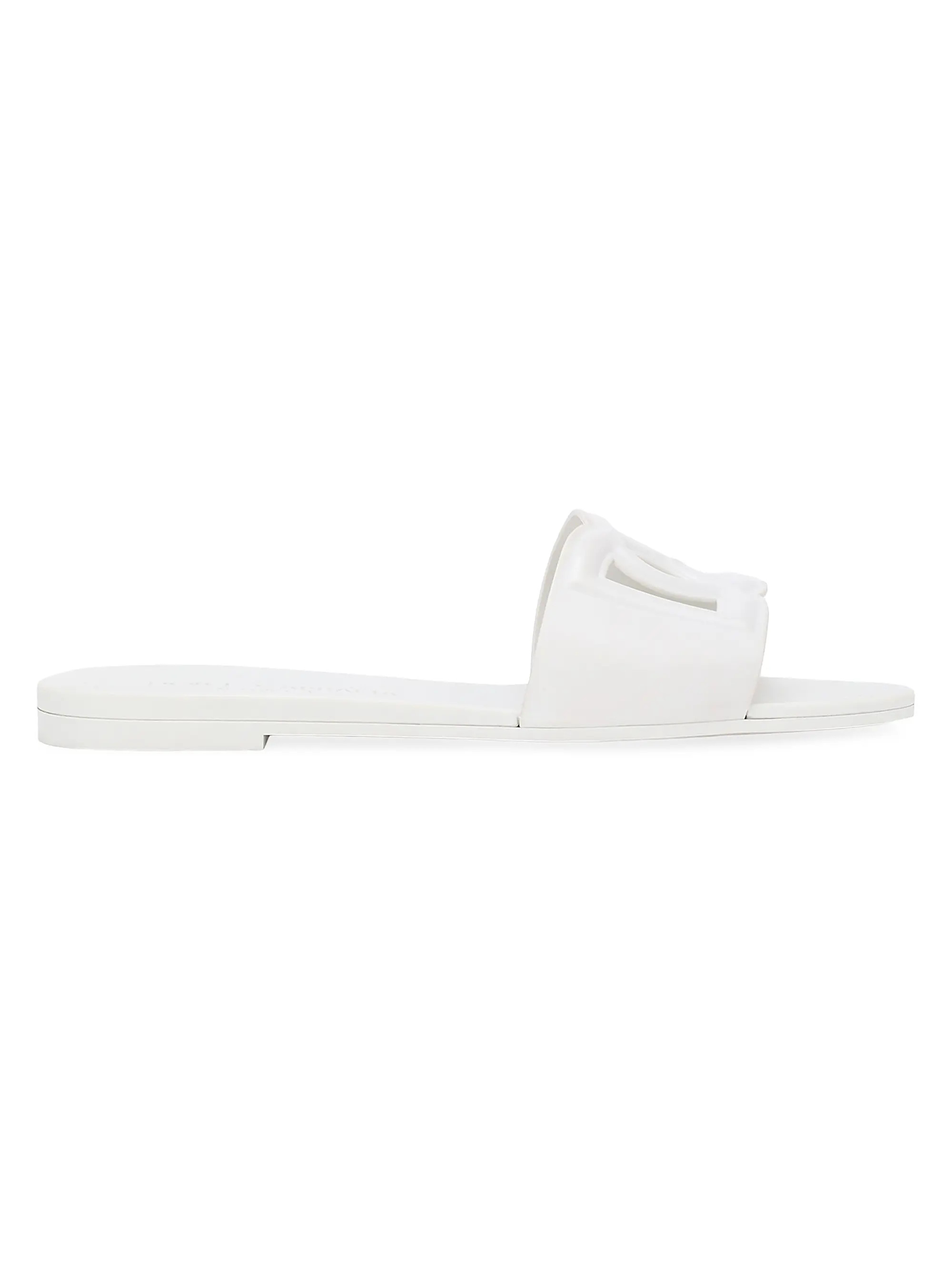 Interlock Logo Rubber Slides | Saks Fifth Avenue