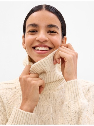 Cable-Knit Turtleneck Sweater | Gap (US)
