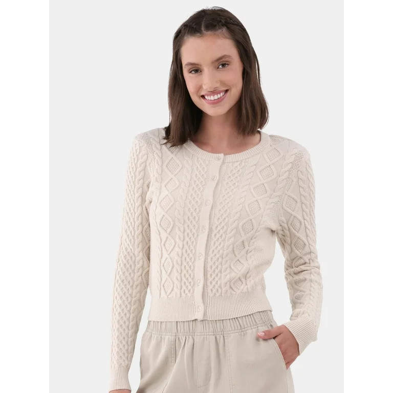 No Boundaries Cardigan, Women's and Women’s Plus | Walmart (US)